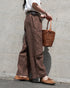 Linen Ease Pants / Natural・Brown・Black