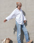 Dolman Sleeve Shirt / White