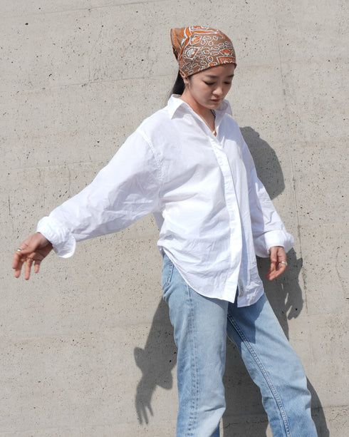 Dolman Sleeve Shirt / White