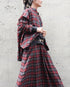 Nel Check Over Shirt / Black Watch・Red Check