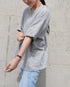 Raffy Cotton Ease Tee / White・Gray・Khaki