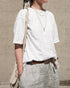 Raffy Cotton Ease Tee / White・Gray・Khaki