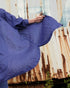 Linen Tuck Shirt Dress / Khakibeige・Frenchblue