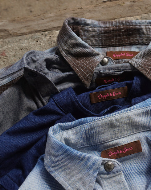 INDIGO Ombre Western Shirt