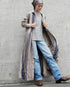 BasShu × Dopple&Scent Gathered Shirt Dress / BROWN