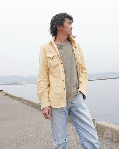 Raffy Cotton Ease Tee / White・Gray・Khaki