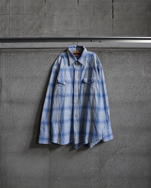 INDIGO Ombre Western Shirt