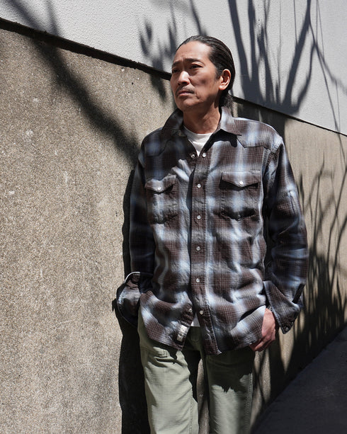 INDIGO Ombre Western Shirt