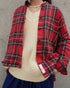 INDIGO Tartan Over Shirt / Red・Blue