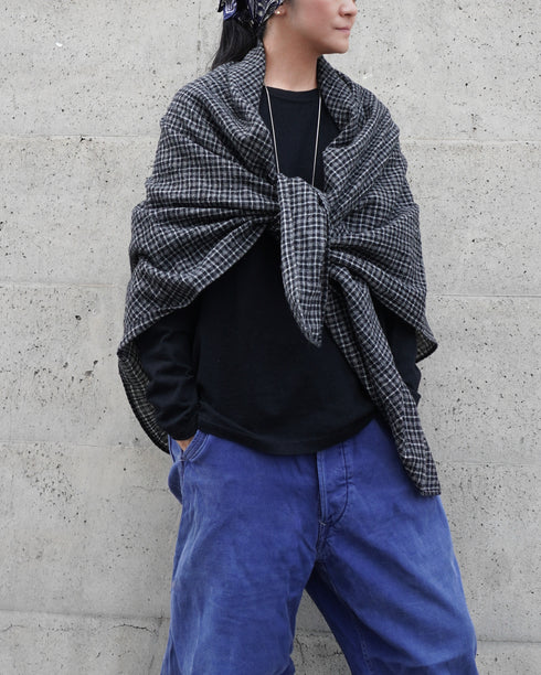 Raffy Cotton Ease Long Sleeve Tee / White・Gray・Black