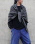 Wool Check Square Stole / Gingham Check・Small Check