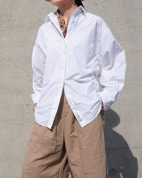 Dolman Sleeve Shirt / White