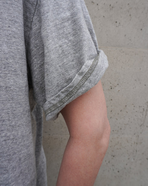 Raffy Cotton Ease Tee / White・Gray・Khaki