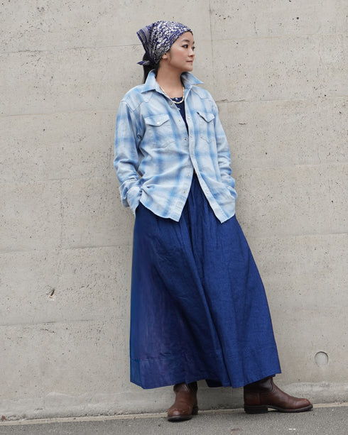 INDIGO Ombre Western Shirt