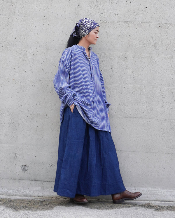INDIGO Gathered Skirt