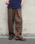 Linen Ease Pants / Natural・Brown・Black