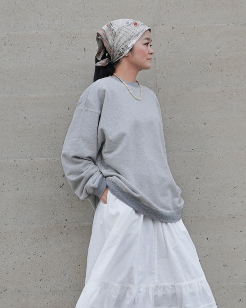 Baggy Sweat Shirt / Gray