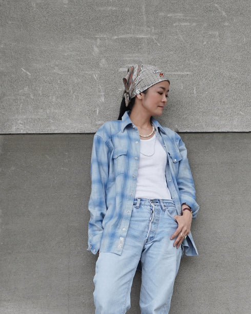 INDIGO Ombre Western Shirt