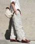 Linen Ease Pants / Natural・Brown・Black