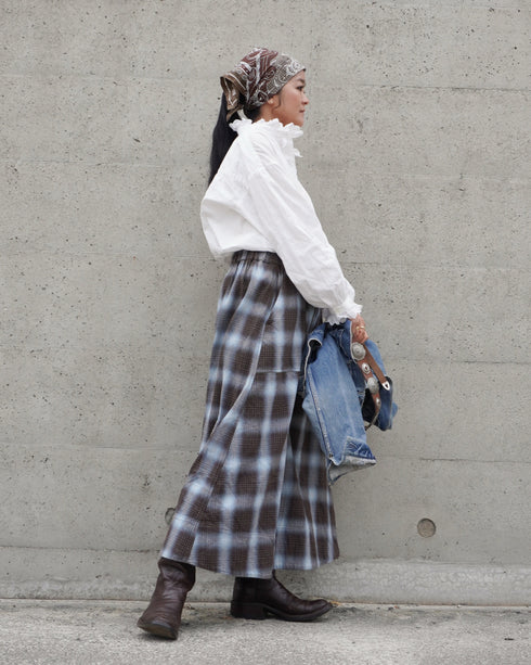 INDIGO Ombre Cargo Skirt
