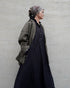 Heirloom Collar Dress / White・Black