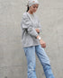 Raffy Cotton Ease Long Sleeve Tee / White・Gray・Black
