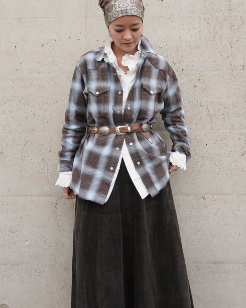 INDIGO Ombre Western Shirt