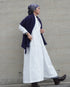 Heirloom Collar Dress / White・Black