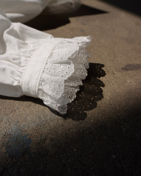 Vintage Lace Blouse / White
