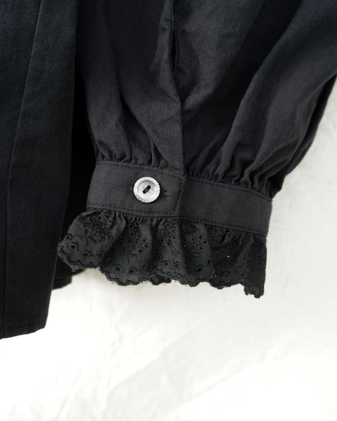 Vintage Lace Blouse / Black