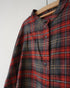 Nel Check Over Shirt / Black Watch・Red Check