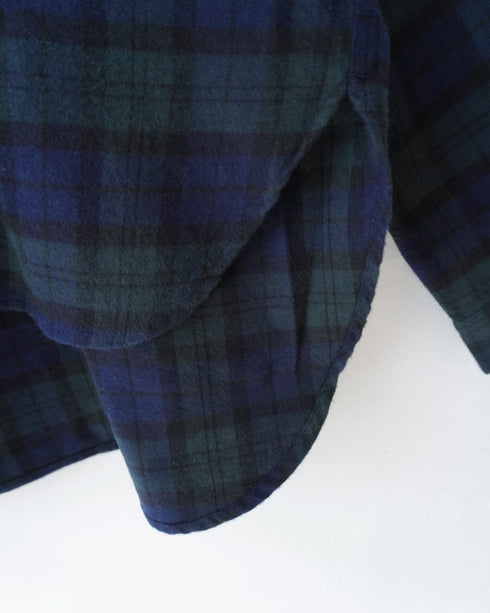Nel Check Over Shirt / Black Watch・Red Check