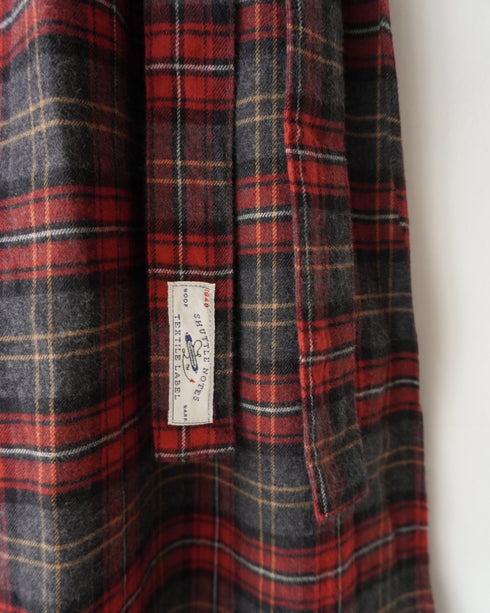 Nel Check Apron Dress / Black Watch・Red Check