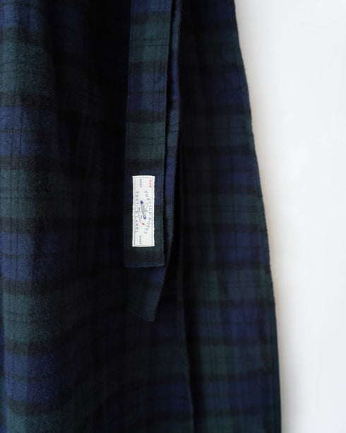 Nel Check Apron Dress / Black Watch・Red Check
