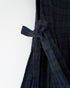 Nel Check Apron Dress / Black Watch・Red Check