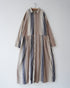 BasShu × Dopple&Scent Gathered Shirt Dress / BROWN