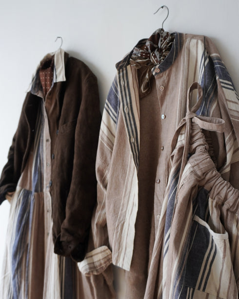 BasShu × Dopple&Scent Over Shirt / BROWN