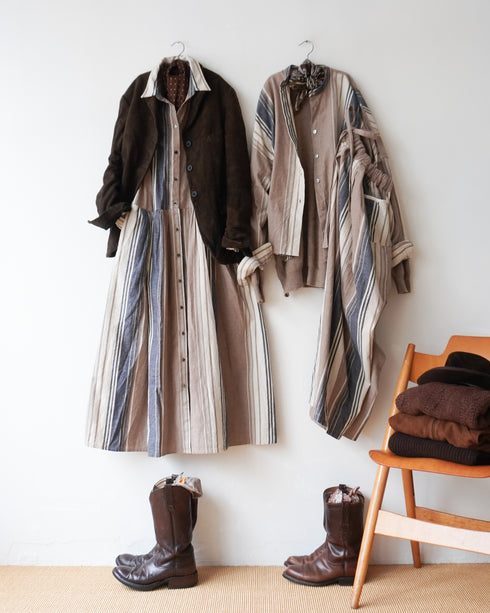 BasShu × Dopple&Scent Ease Pants / BROWN