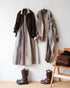 BasShu × Dopple&Scent Gathered Shirt Dress / BROWN