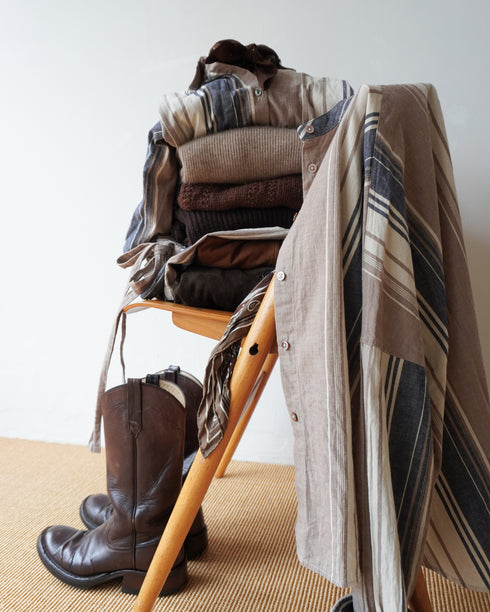 BasShu × Dopple&Scent Ease Pants / BROWN