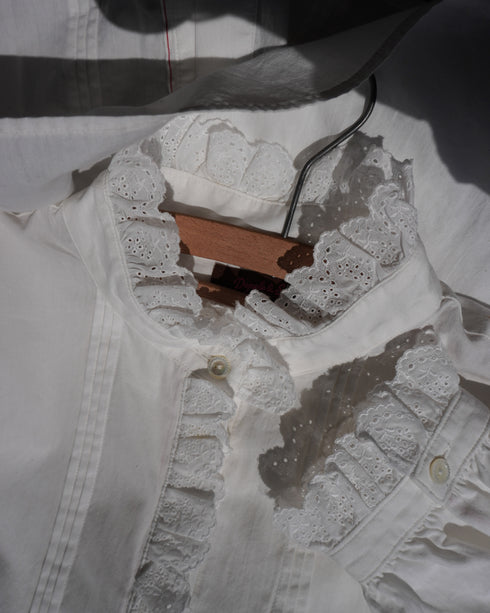 Vintage Lace Blouse / White