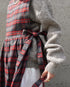 Nel Check Apron Dress / Black Watch・Red Check