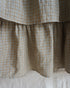 Dobby Check Frill Skirt / Beige・Blue・Charcoal