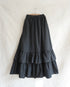 Dobby Check Frill Skirt / Beige・Blue・Charcoal