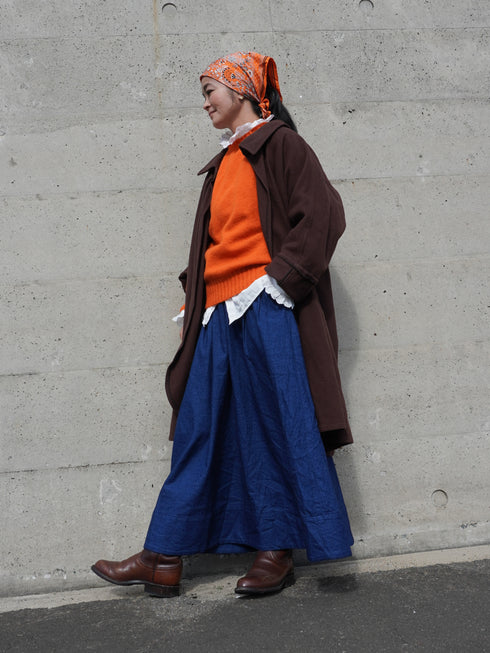 INDIGO Gathered Skirt