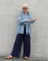 Dobby Check Over Shirt / Beige・Blue・Charcoal