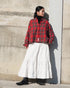 INDIGO Tartan Over Shirt / Red・Blue