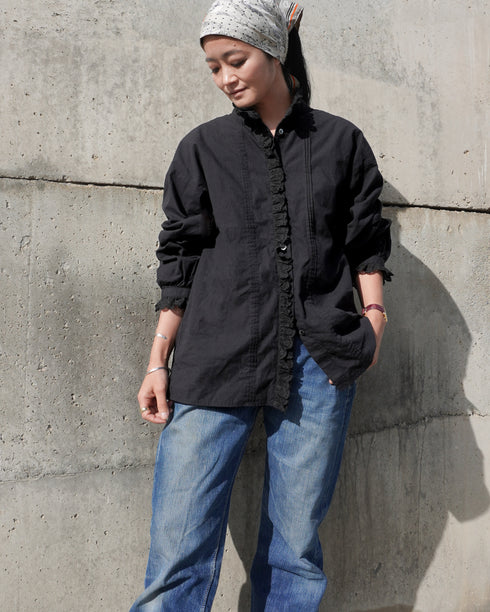 Vintage Lace Blouse / Black