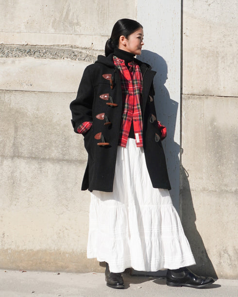 INDIGO Tartan Over Shirt / Red・Blue