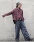 Nel Check Over Shirt / Black Watch・Red Check